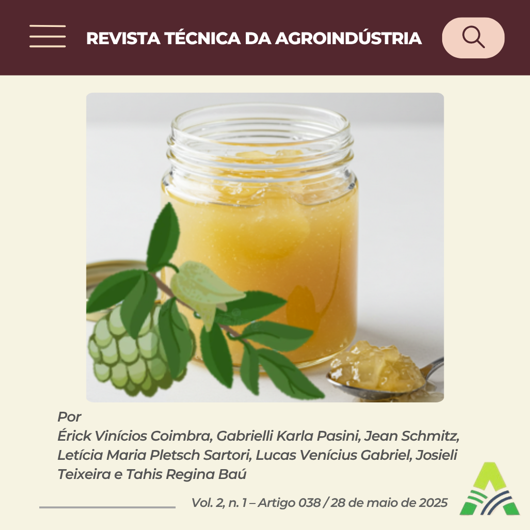 GELEIA DE ATEMOIA: INOVAÇÃO E POTENCIAL PARA A AGROINDÚSTRIA REGIONAL
